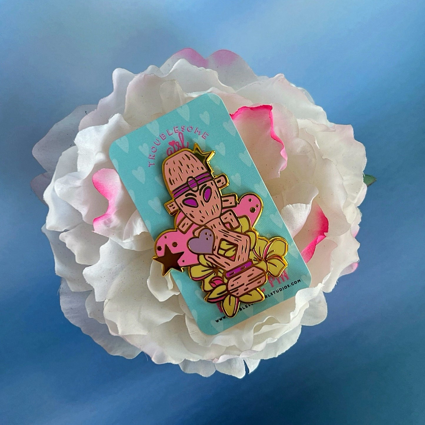 Love Totem Enamel Pin