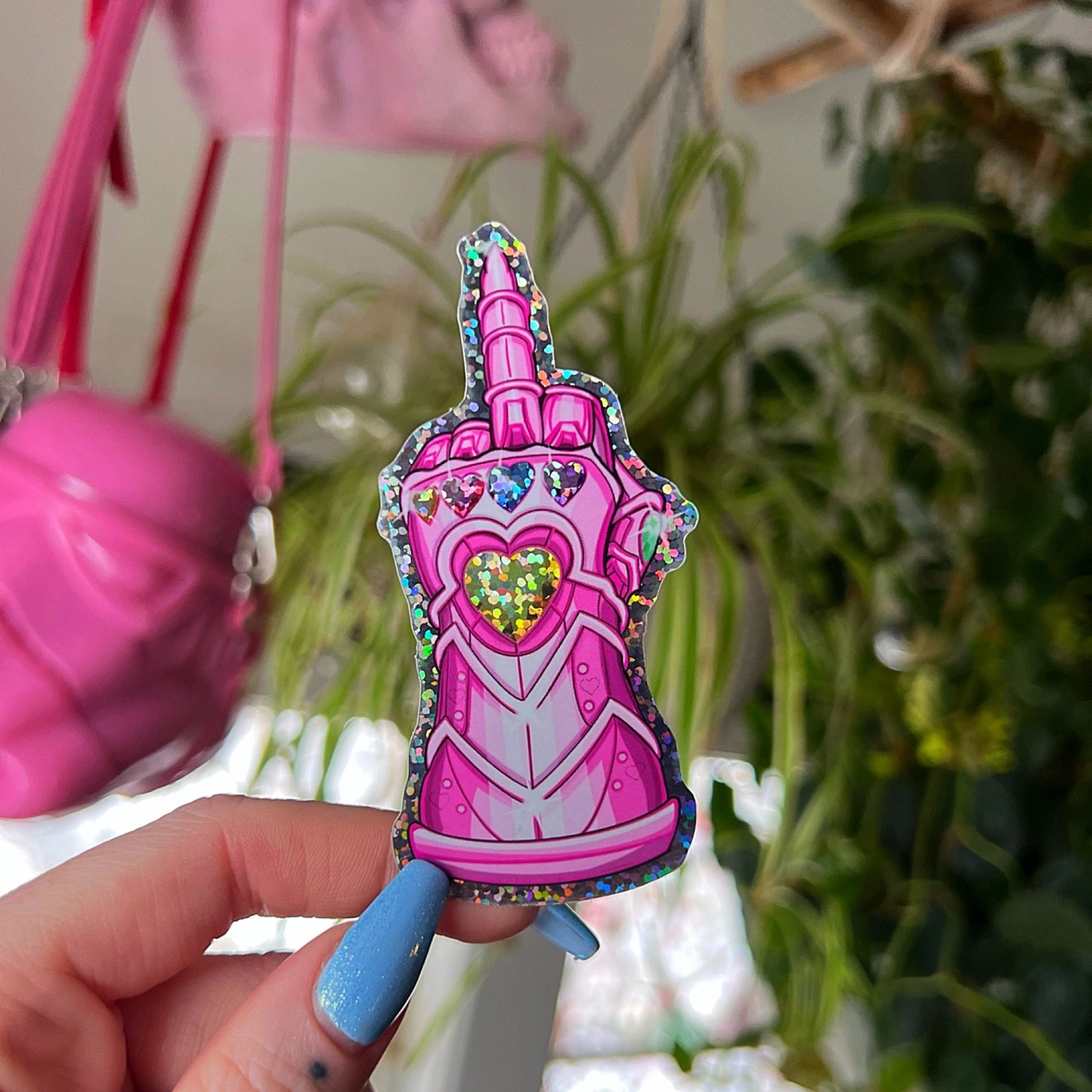 Gauntlet vinyl sticker