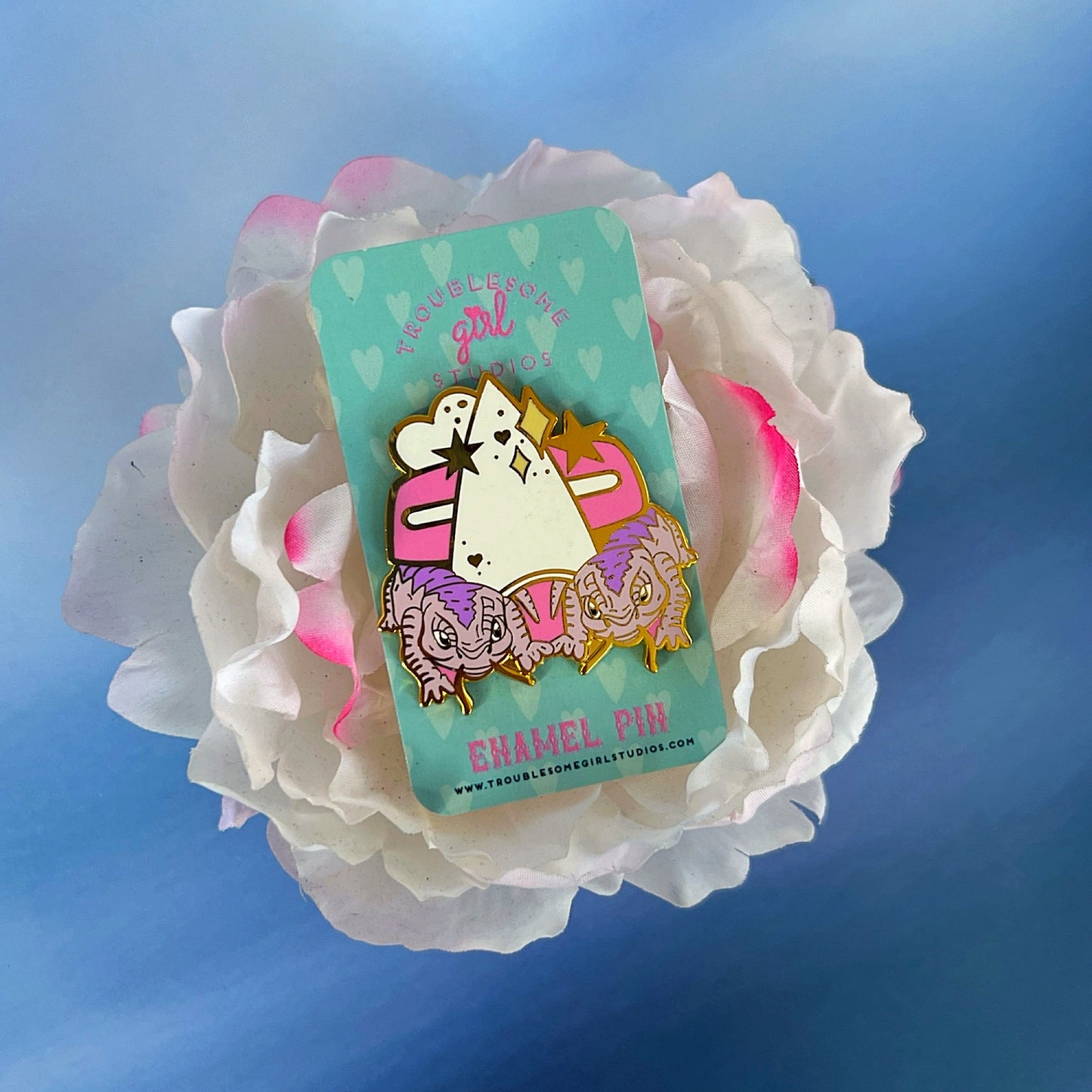 Threshold Lizard Babies Enamel Pin