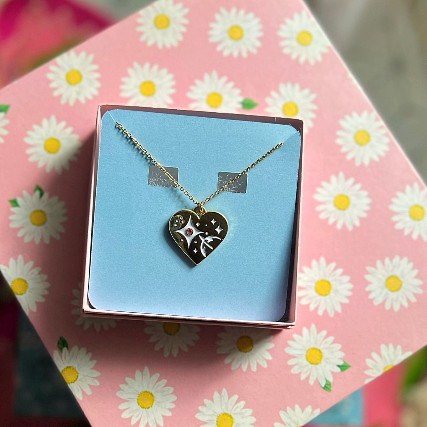 (B Grade) Gold Space Necklace