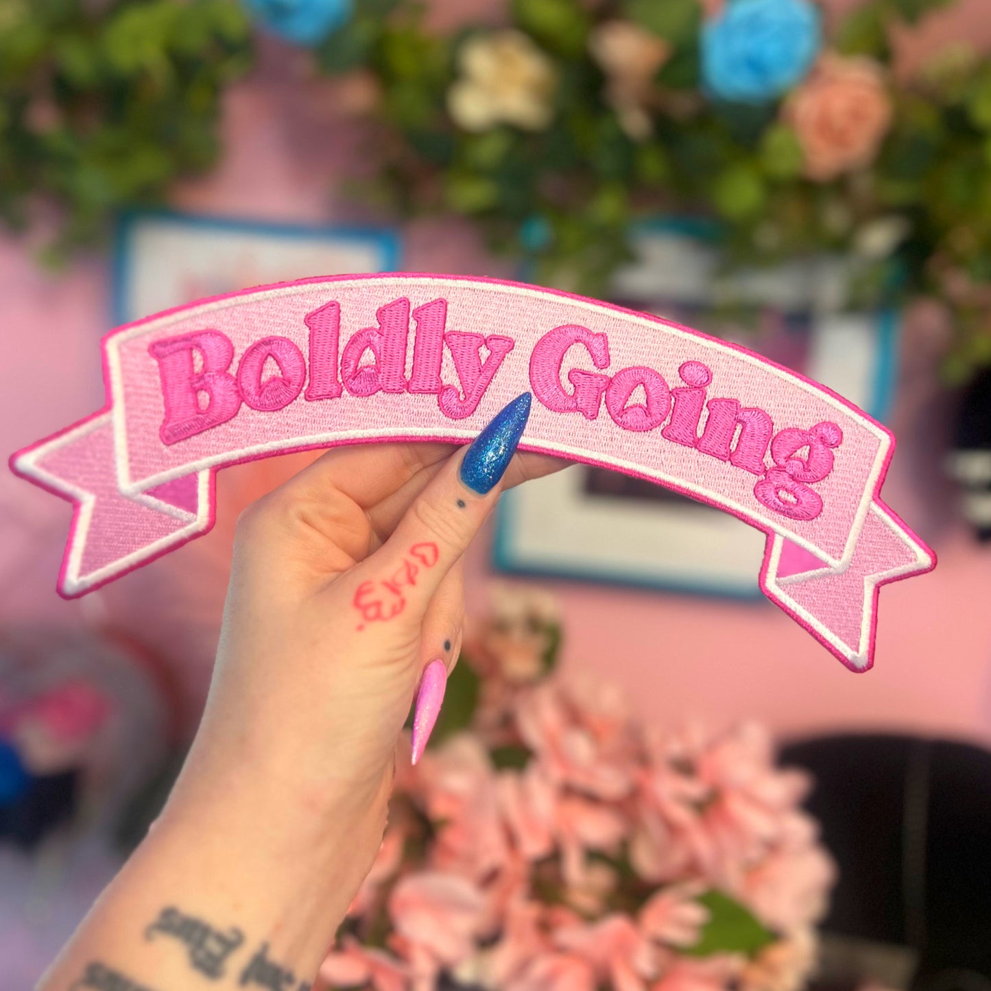 Boldly Embroidered Patch