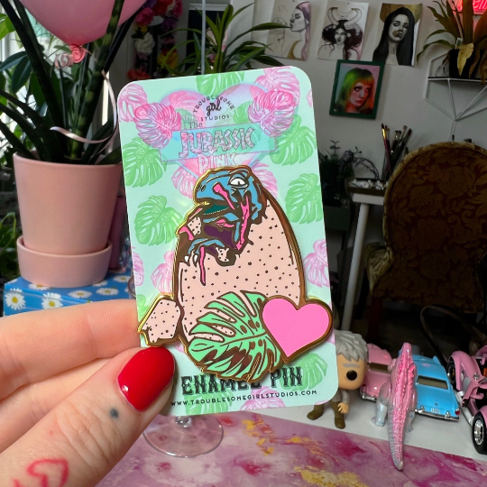 Baby Raptor Enamel Pin