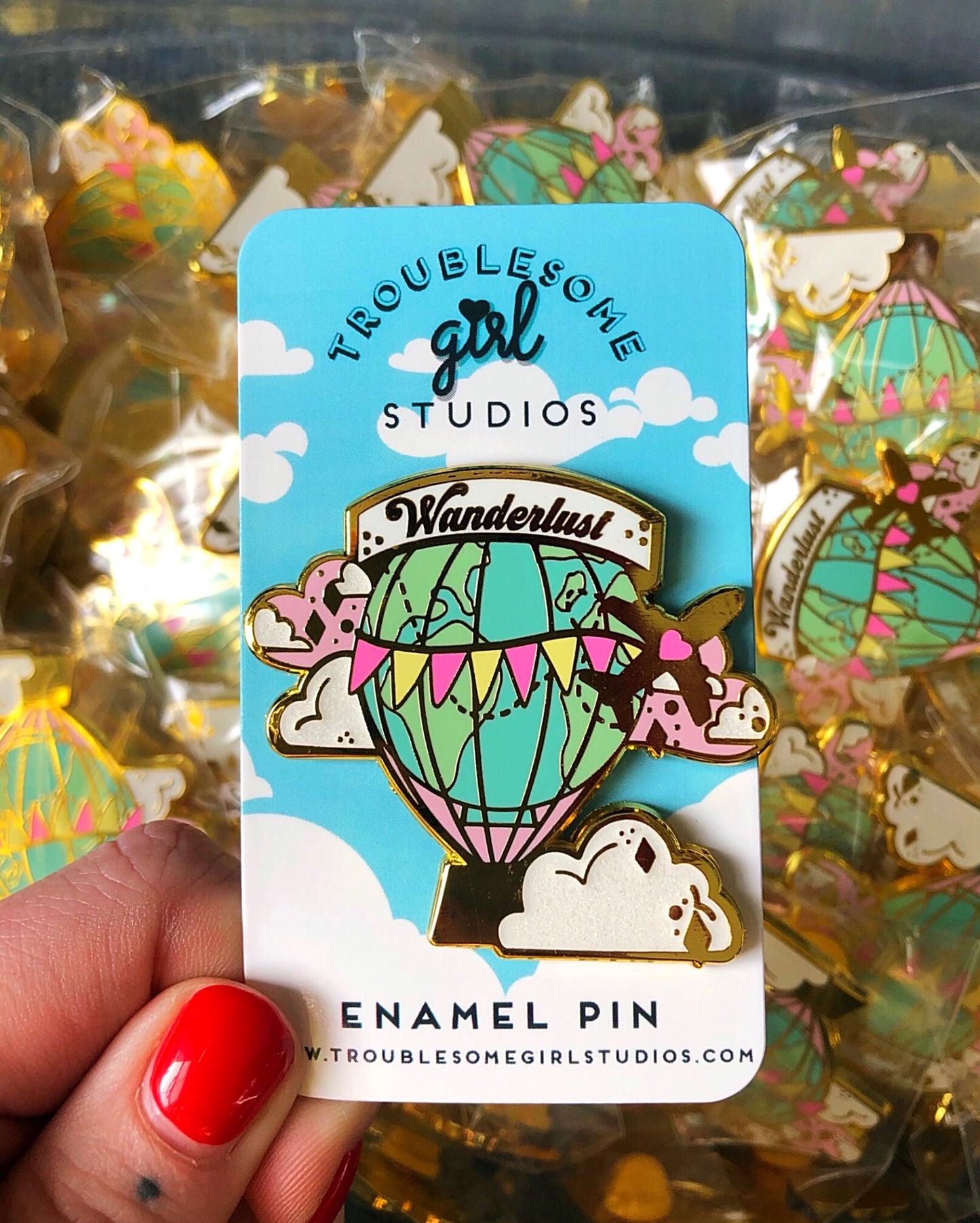 Wanderlust Enamel Pin