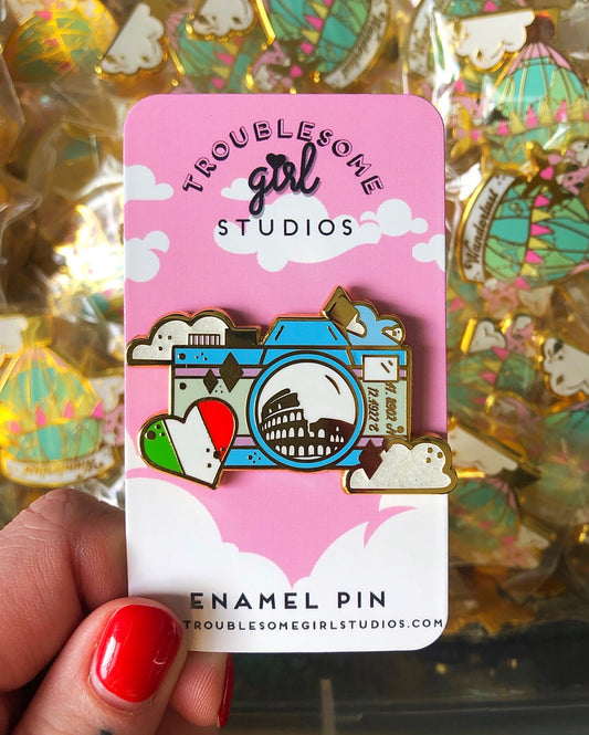 Destination Rome Enamel Pin