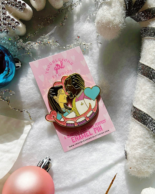 (B Grade) Worf and Jadzia Enamel Pin