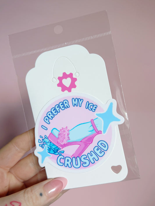 Crushed Ice Sticker