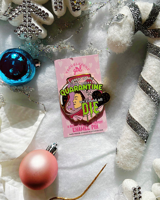 (B Grade) Quarantine Enamel Pin