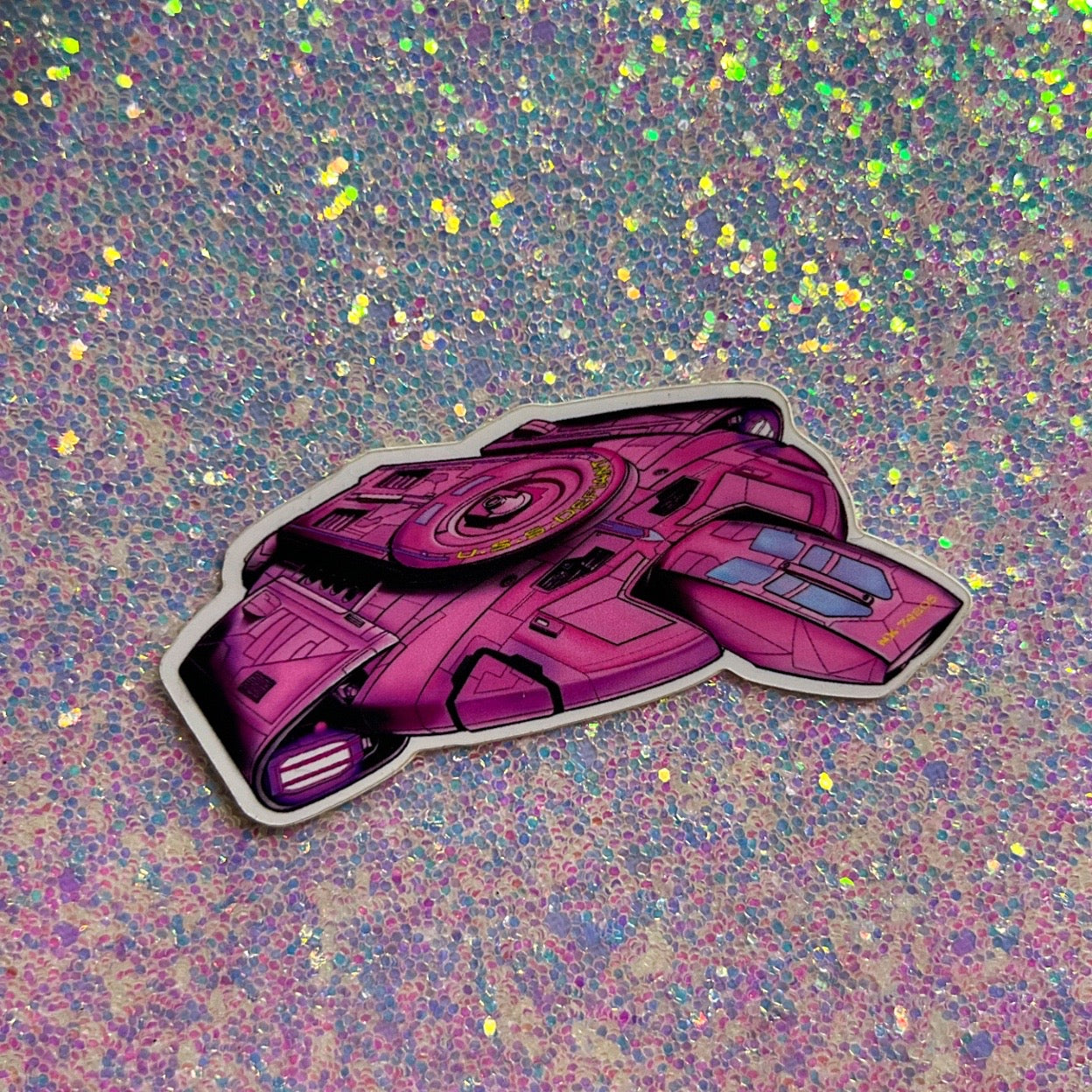 Defiant vinyl sticker – Troublesome Girl Studios