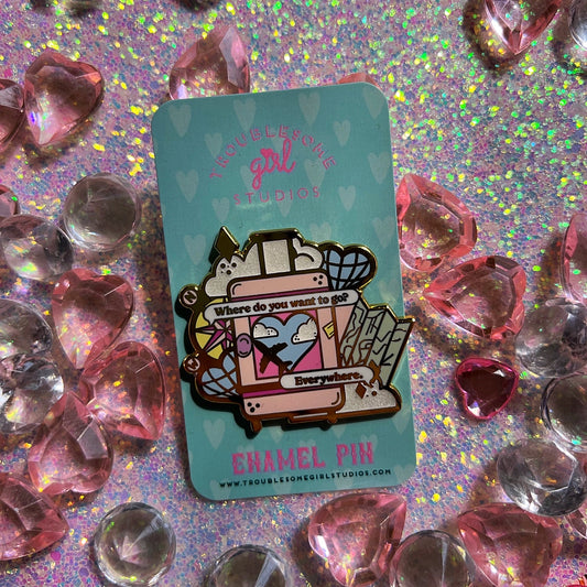 ‘Everywhere’ Enamel Pin