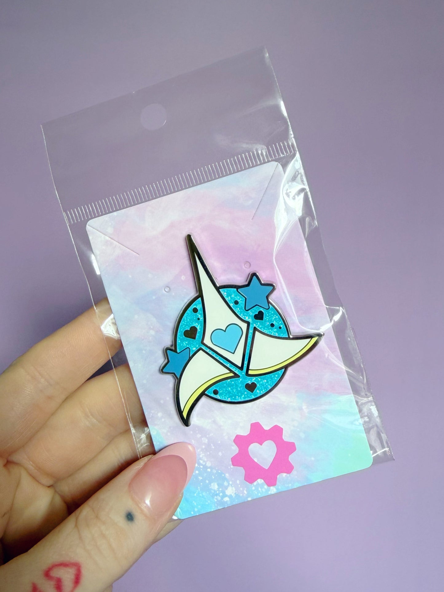 Blue K Magnetic Com-Badge