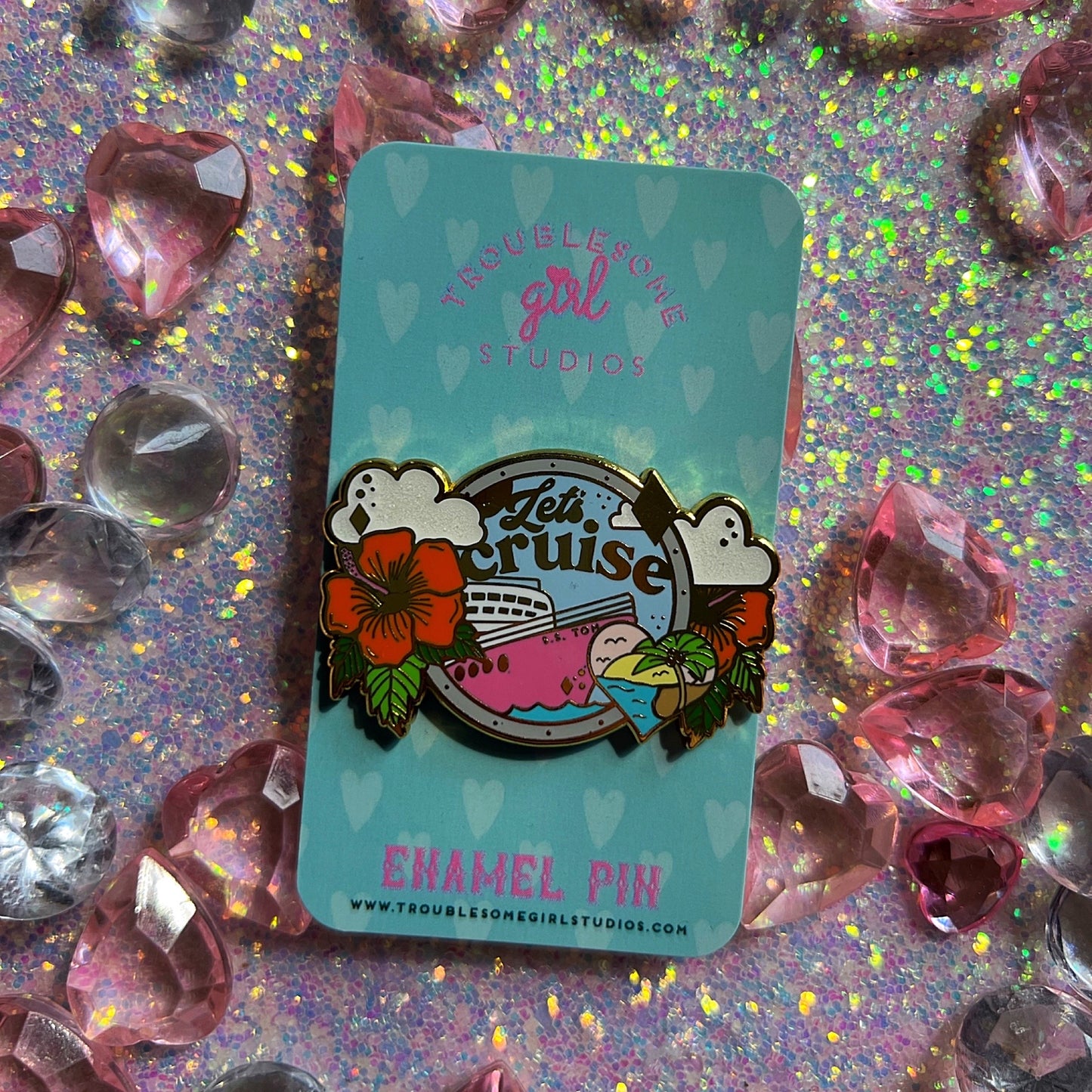 Let’s Cruise Enamel Pin