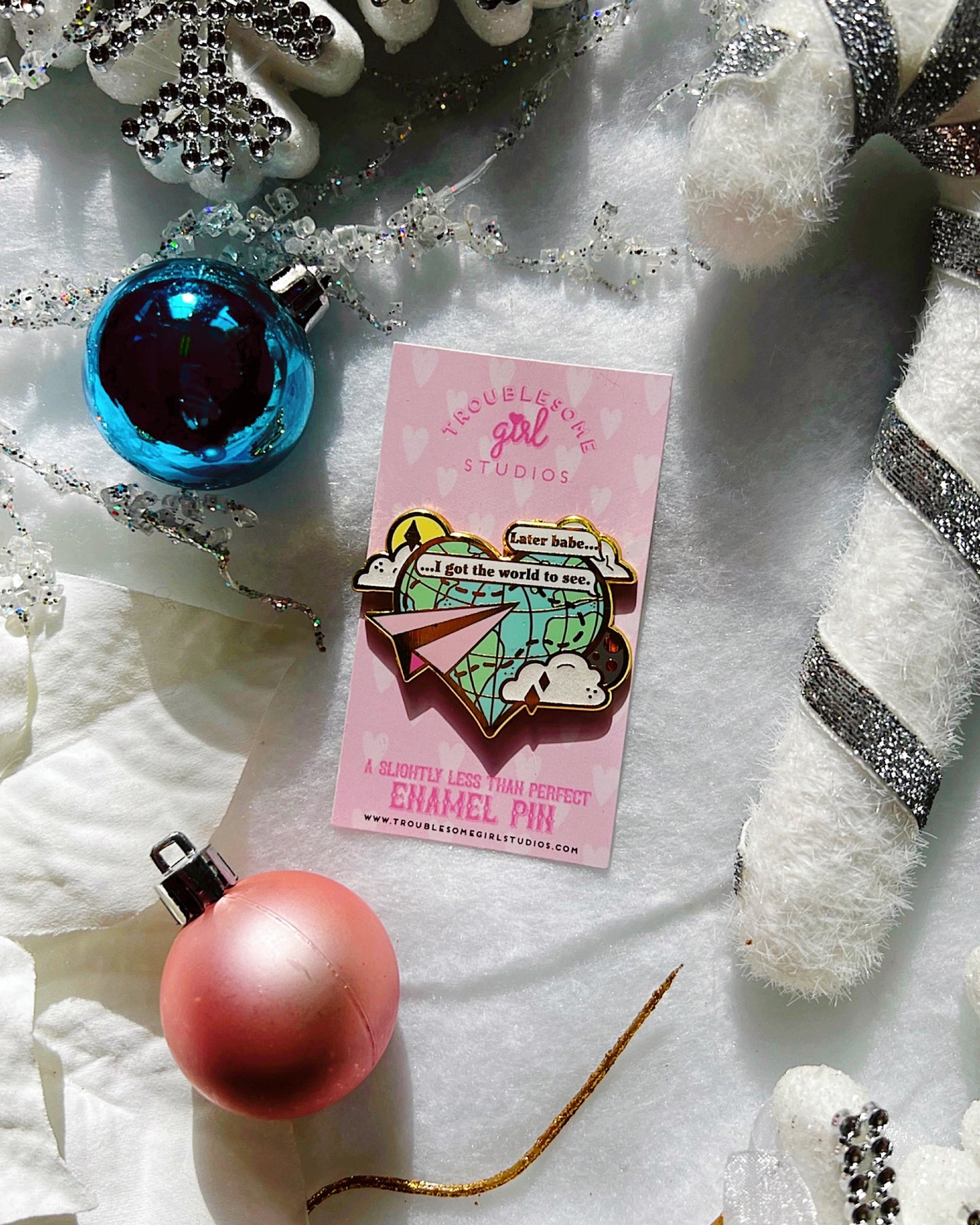 (B Grade) Later Babe Enamel Pin