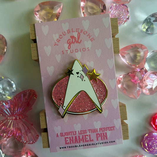 (B Grade) Pink Gen Badge Enamel Pin