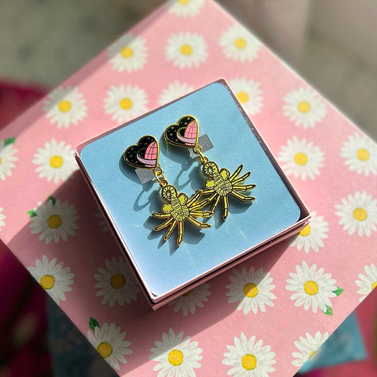 (B Grade) Facehugger Earrings