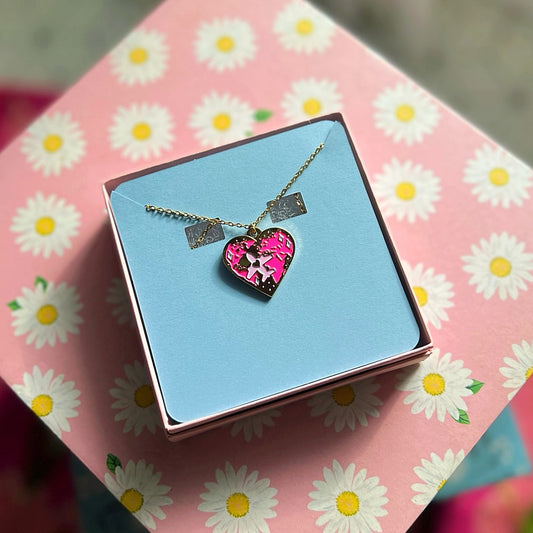 (B Grade) Pink Travel Necklace