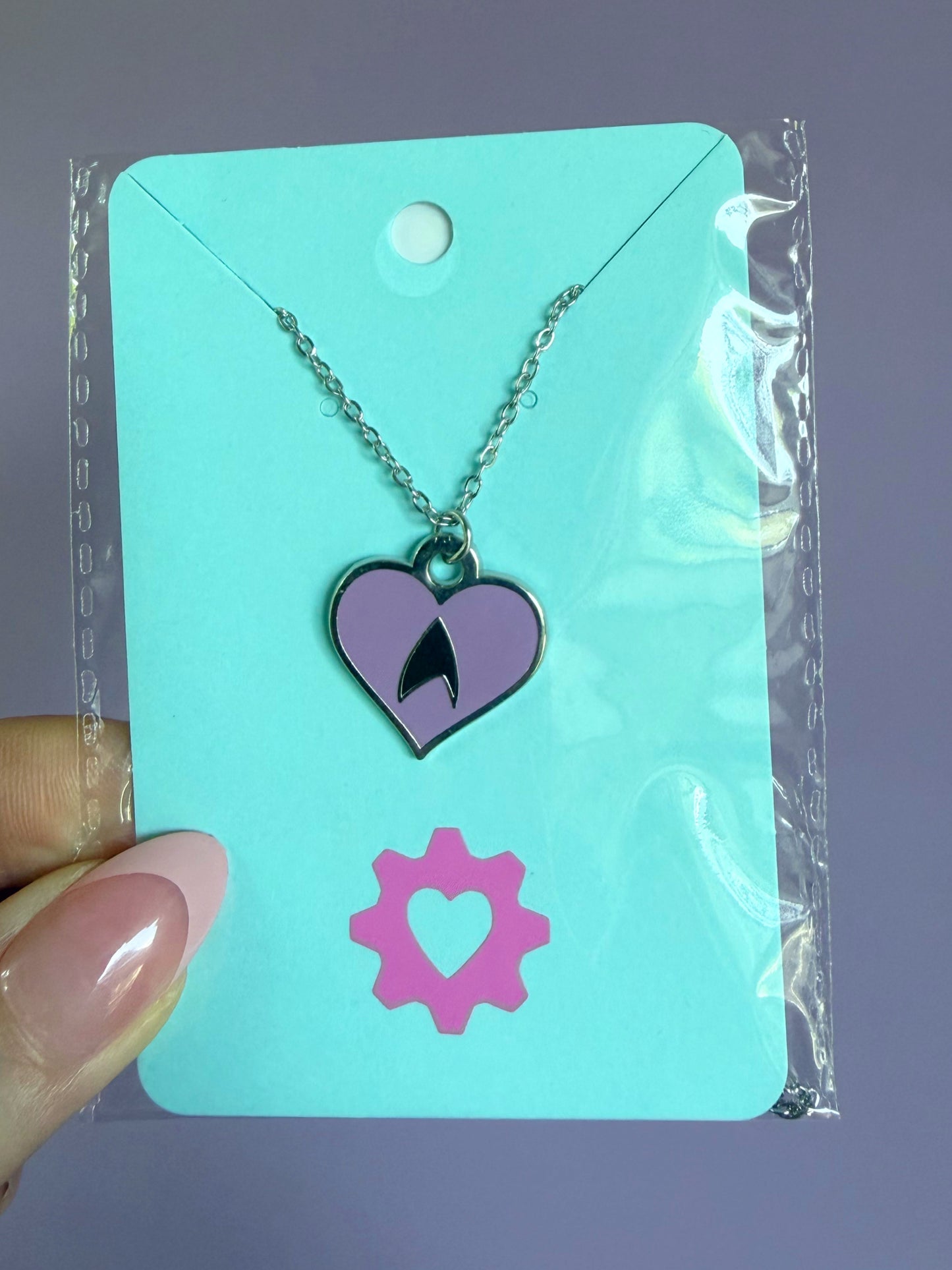 SciFi Heart Necklace