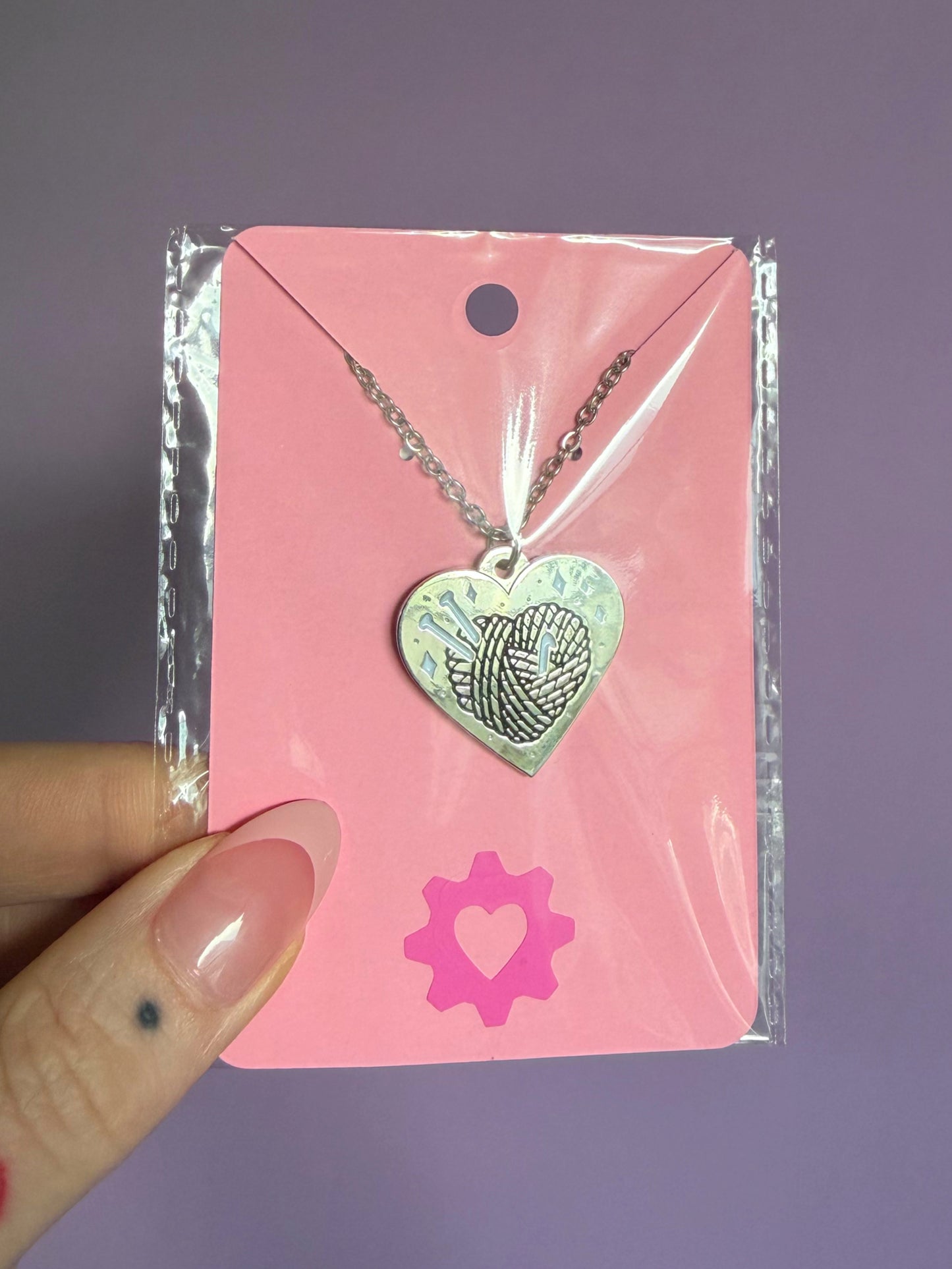 Yarn Crafters Sweetheart Necklace