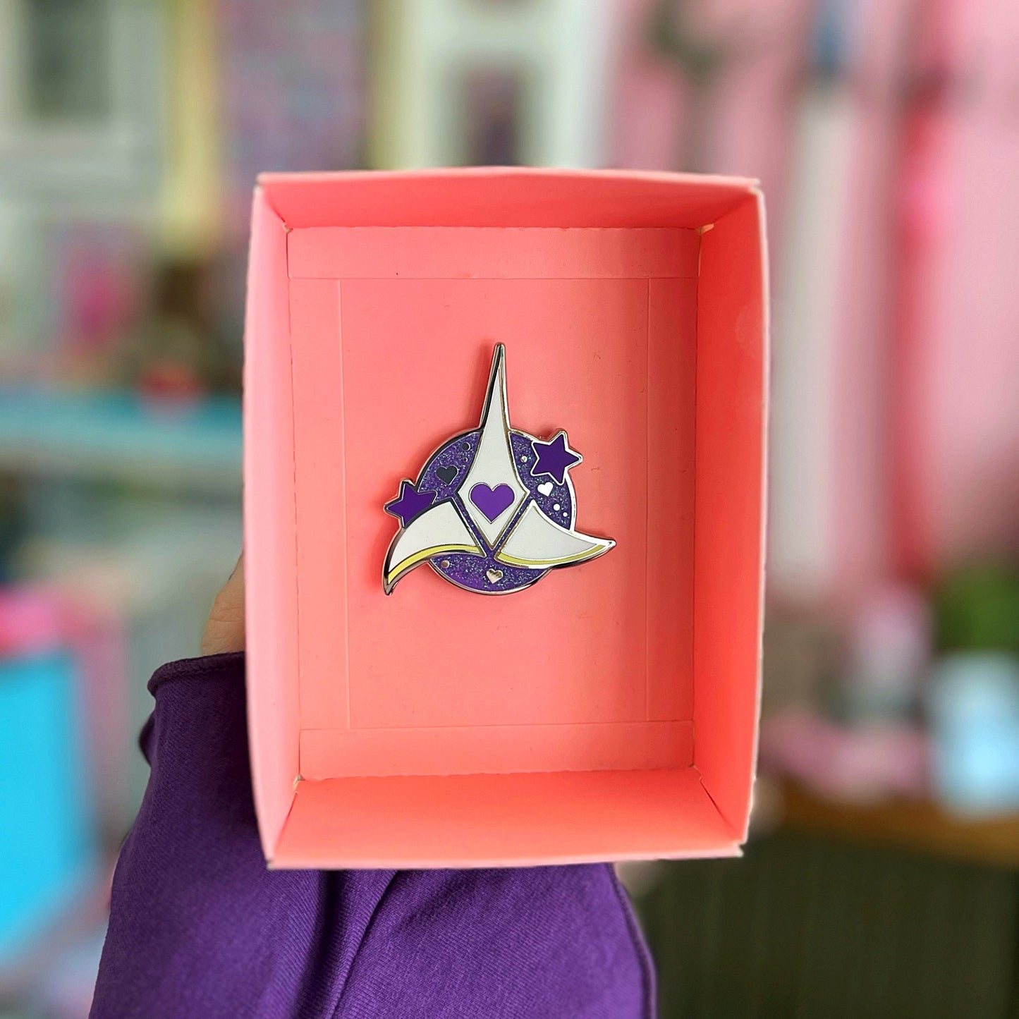 Purple K Badge (Magnetic Fastener)