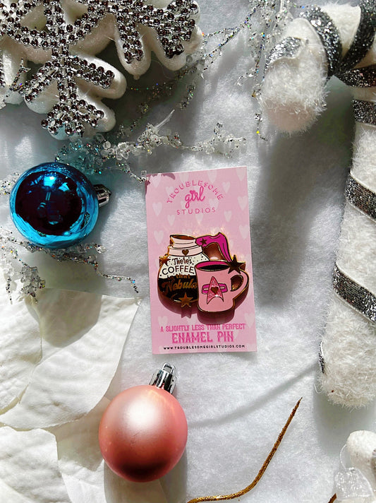 (B Grade) Captain’s Coffee Enamel Pin