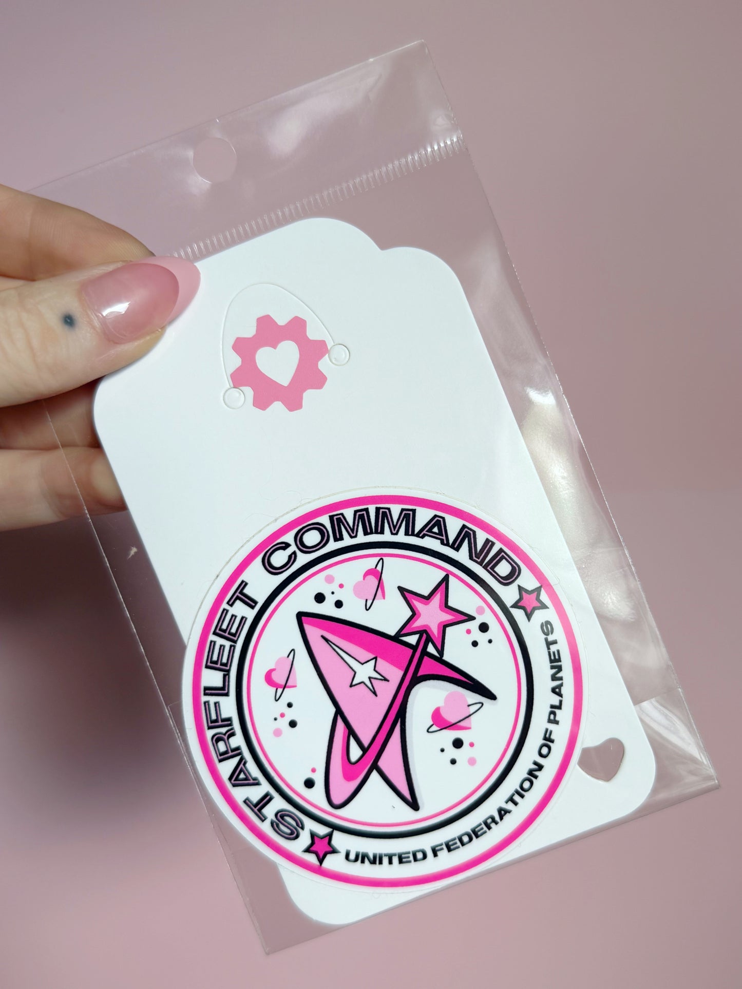Command vinyl sticker