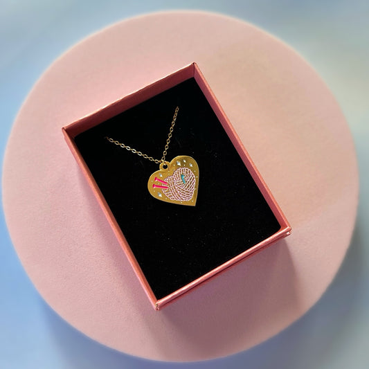 Yarn Crafters Sweetheart Necklace