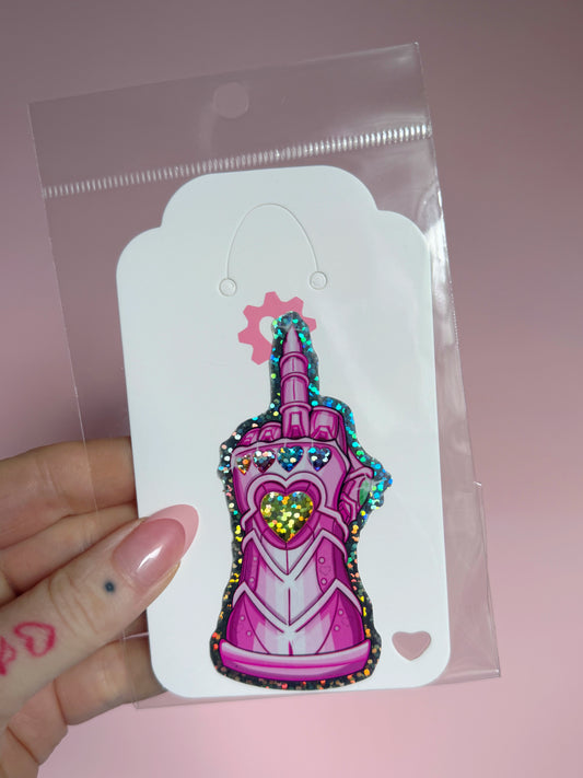 Gauntlet vinyl sticker