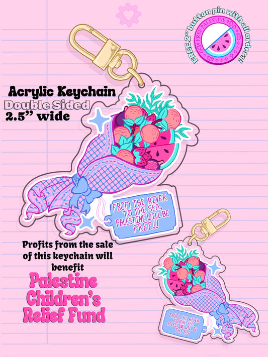 Bouquet Fundraiser Keychain
