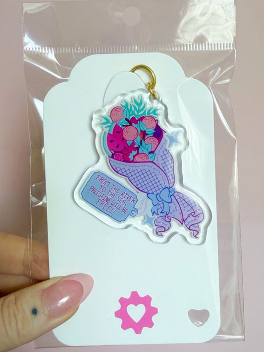 Bouquet Fundraiser Keychain