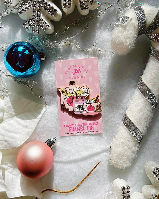 (B Grade) Captain’s Tea Enamel Pin