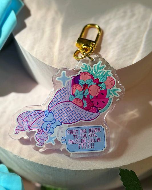 Bouquet Fundraiser Keychain