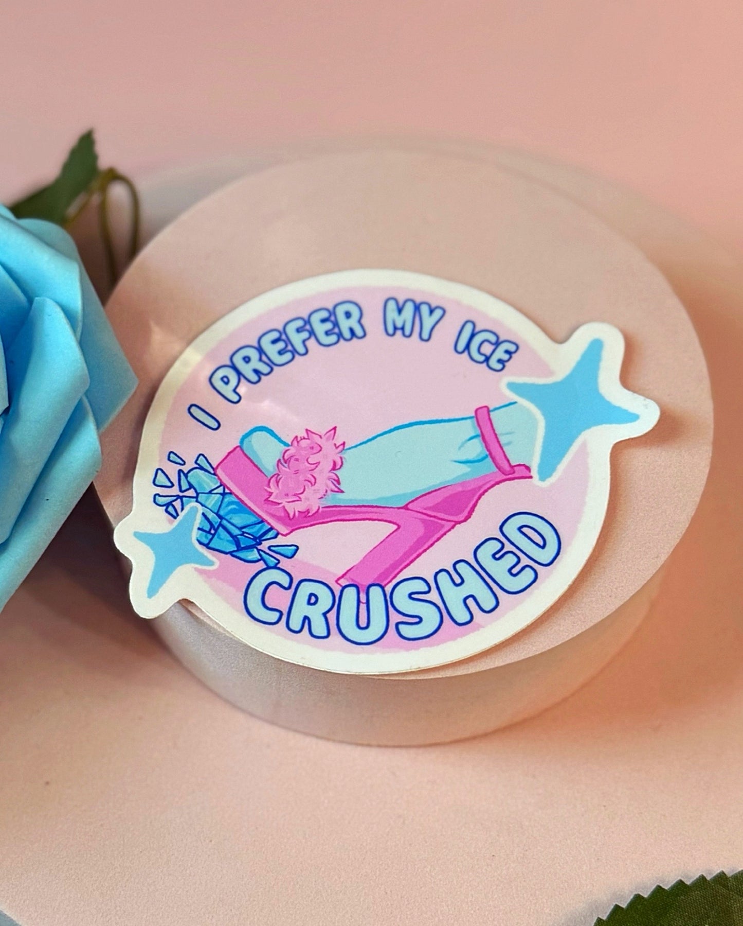 Crushed Ice Sticker