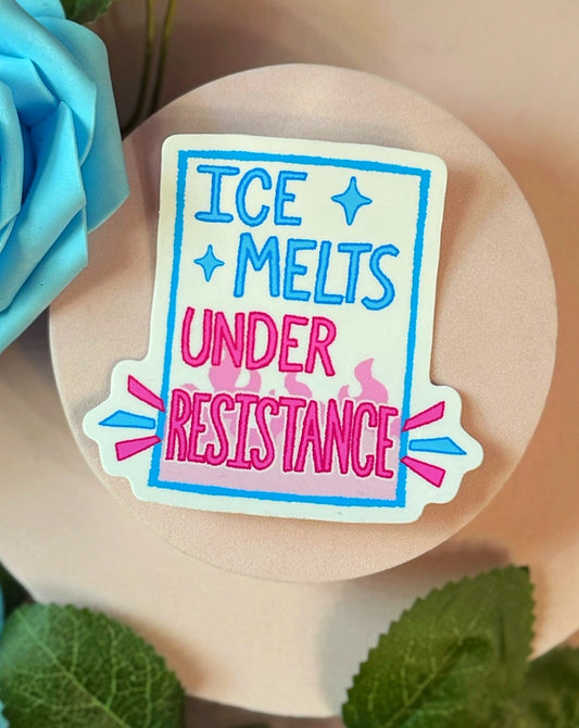 Ice Melt Fundraiser Sticker