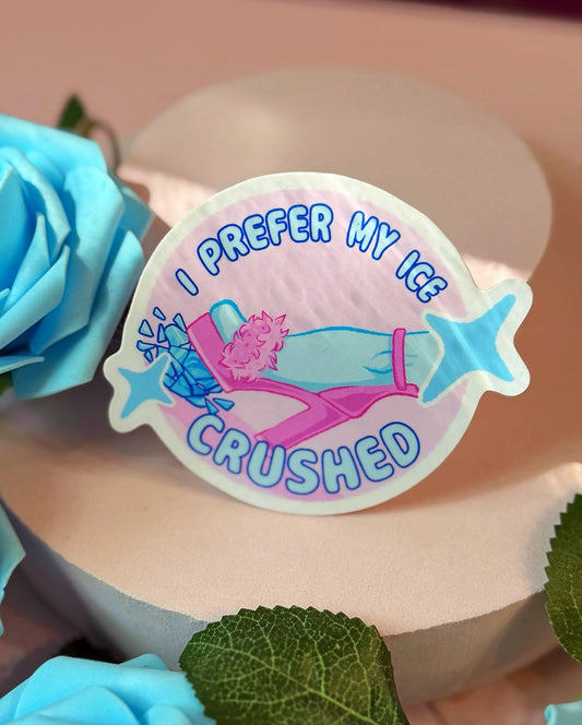 Crushed Ice Sticker