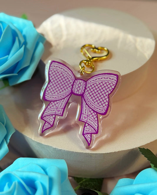 Bow Fundraiser Keychain