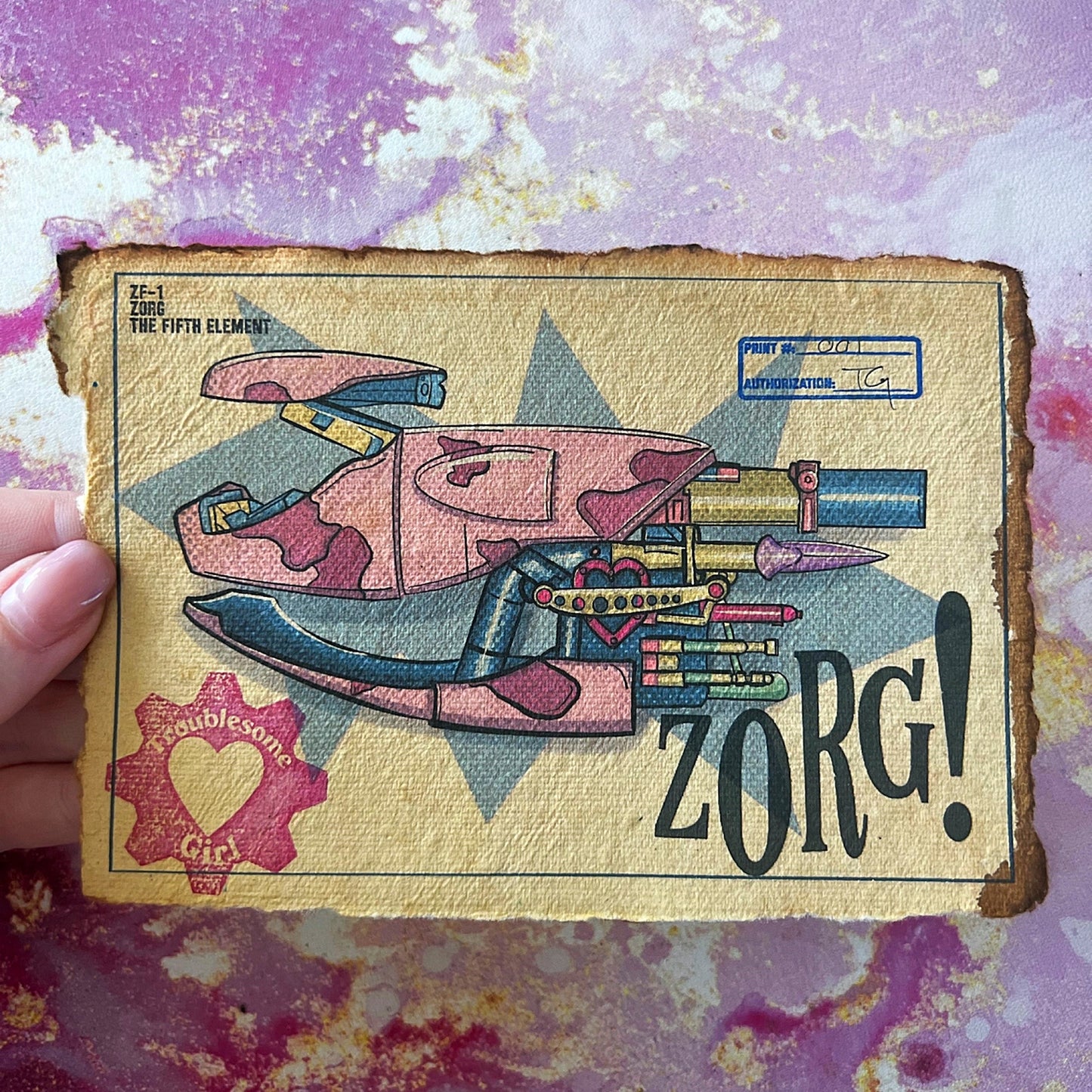 Zorg! Vintage Print